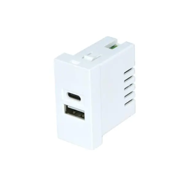 Modal socaid charger USB Twin Port TypeA+C