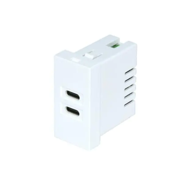 Modal socaid charger USB Twin Port TypeC + C